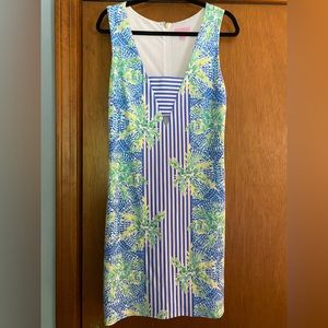 Lilly Pulitzer mini cut out striped and patterned dress